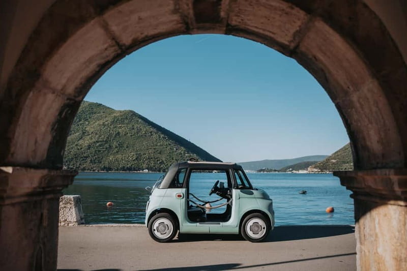 Kotor: Bay of Kotor and Tivat Electric Car Tour - The Verige Strait photo stop