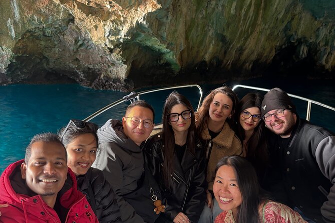 Kotor Bay Speedboat Tour: Blue Cave and Lady of the Rocks - Inside a former submarine tunnel