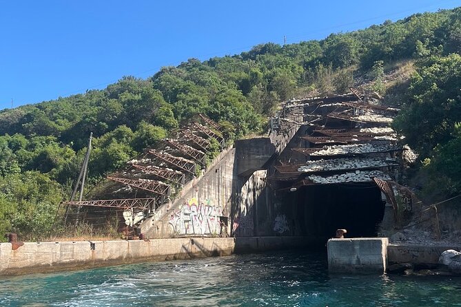 Kotor Bay Speedboat Tour: Blue Cave and Lady of the Rocks - Passing Mamula Island and its fortress