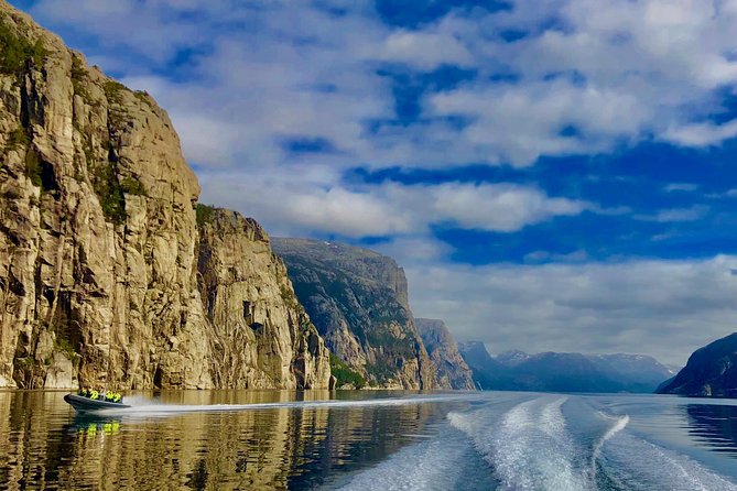 Lysefjord RIB Safari from Stavanger - Lysefjord from sea level