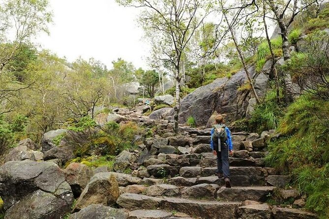 Majestic Hike Experience to Preikestolen with Local Guide - The trail: stone steps, wet rock, and three steep climbs