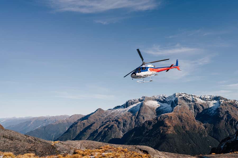 Milford Sound: 1.5-Hour Helicopter Tour with Two Landings - Milford Sound from above, then from the ground