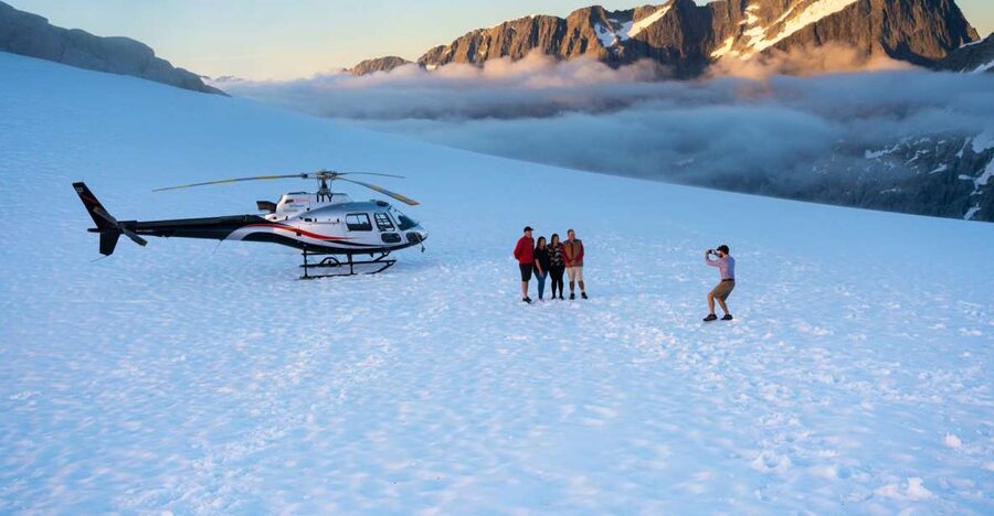 Milford Sound: Helicopter Flight with Glacier Landing - Sutherland Falls and the route toward Tutoko Glacier