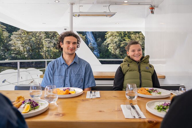 Milford Sound Luxury Lunch Cruise onboard The Fiordland Jewel - A small boat with room to settle in