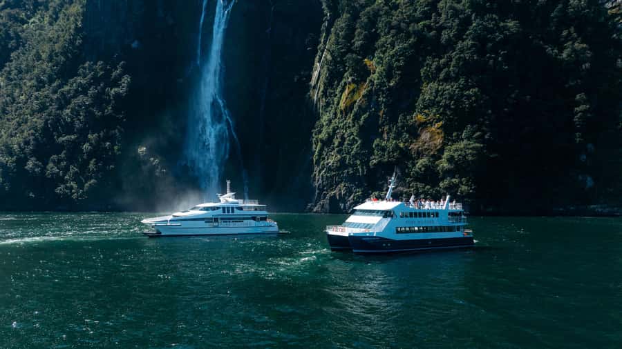 Milford Sound: Nature Cruise on a Modern Catamaran - From the Milford Sound terminal to open water