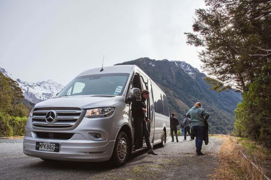 Milford Sound: Premium Small Group Tour from Queenstown - Entering Fiordland National Park on Milford Road