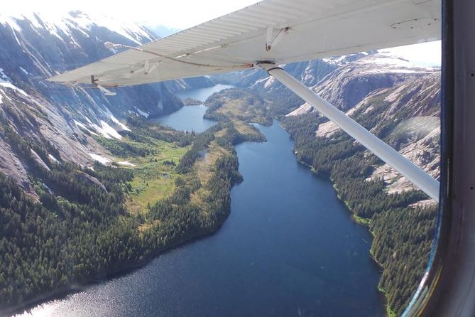 Misty Fjords Flightseeing 1 hour - The one-hour route and what you see below