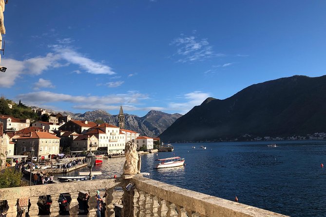 Montenegro private daytrip from Dubrovnik, Perast, Bay of Kotor - The Bay of Kotor, viewed from the road