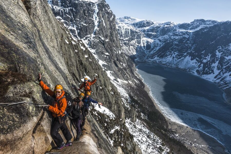 Odda: Full-Day Trolltunga Via Ferrata & Sky Ladder Adventure - The 250-meter via ferrata has real height but simple holds