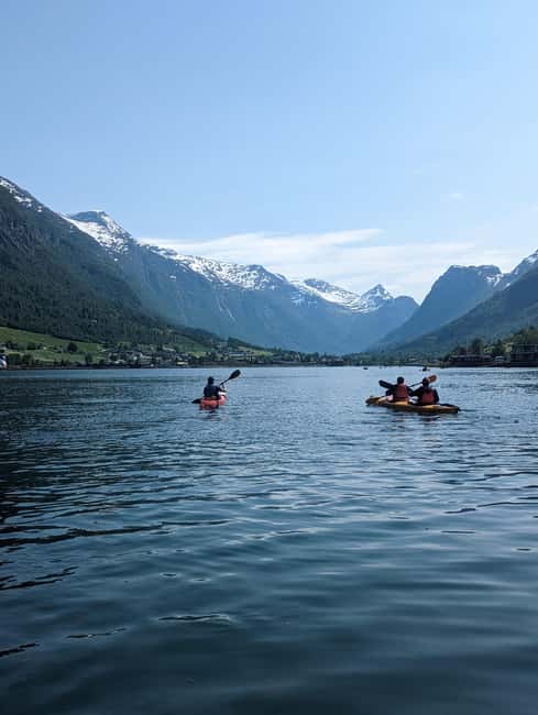 Olden: Fjord Kayaking + Drysuit & Safety Boat - Why kayaking gives you a different view of Olden