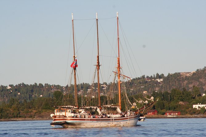 Oslo Fjord Evening Cruise with Shrimp Buffet on a Sailing Ship - The wooden boat and seating arrangement