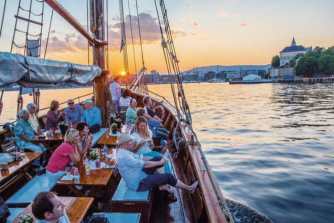 Oslo Fjord Evening Cruise with Shrimp Buffet on a Sailing Ship - When the shrimp buffet appears