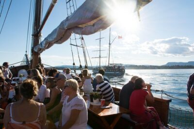Oslo Fjord Evening Cruise with Shrimp Buffet on a Sailing Ship