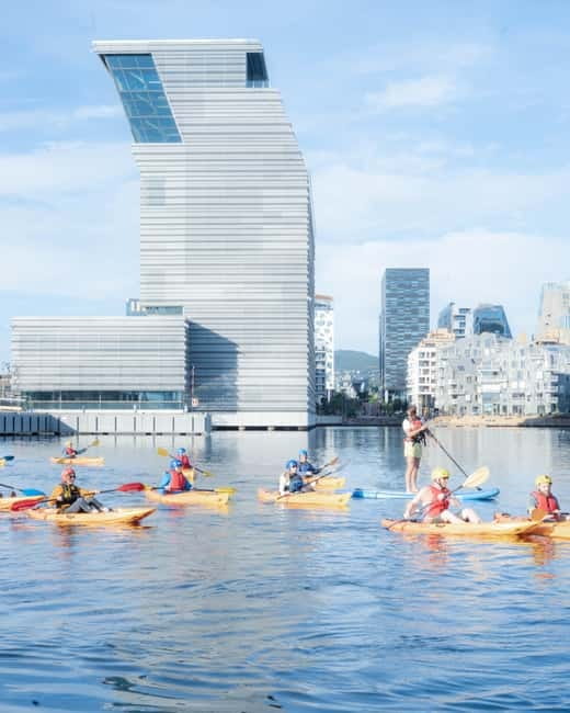 Oslo Sea Kayak Tour “Fjord City” - The Opera House from a lower viewpoint
