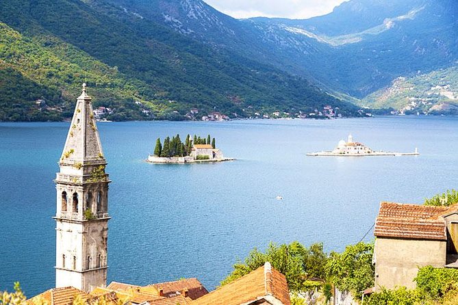 Perast, Bay of Kotor, Kotor, Sea pearls of the Montenegro coast - The Bay of Kotor from the road