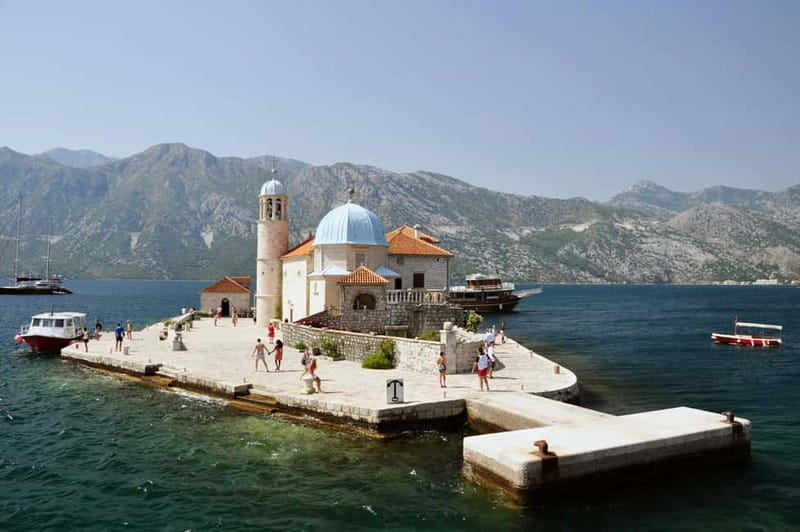 Perast Kotor Bay: boat ride to Our lady of the Rocks & back - The 10-minute ride across Kotor Bay