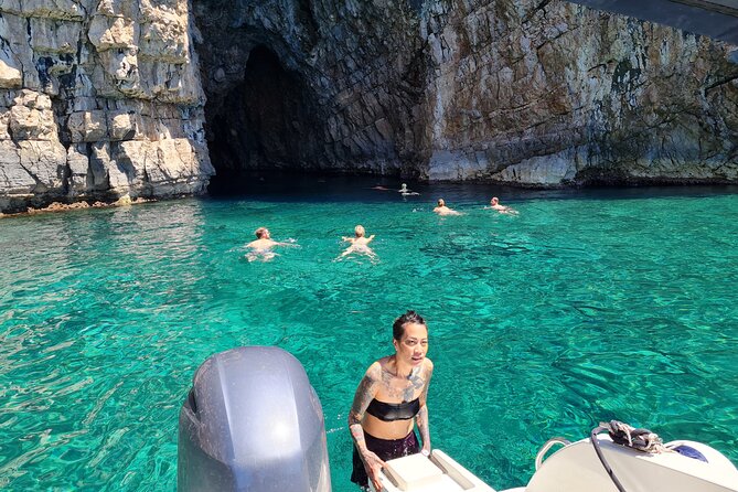 Private Speed Boat Tour - Kotor Bay and Blue Cave up to 6 People - Leaving Kotor with the old city behind you