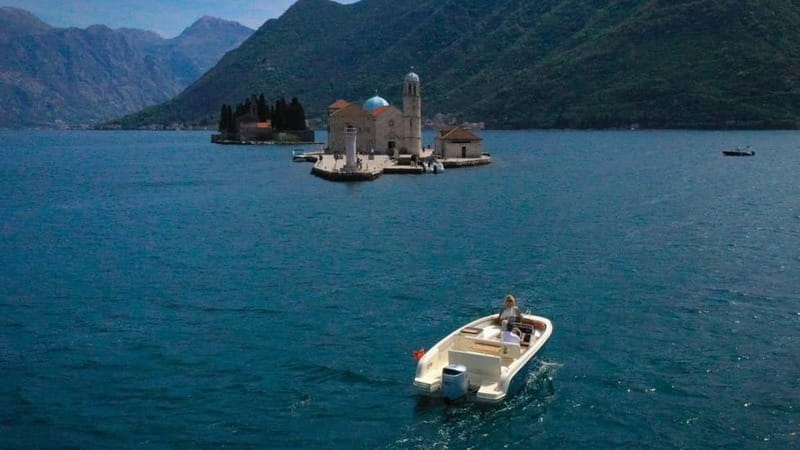 Private Speedboat Guided Kotor Bay with Food & Wine - Our Lady of the Rocks and the story of a man-made island