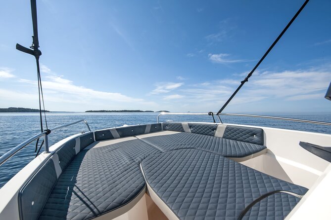 Private Speedboat Tour to Lim Fjord and Red Island - Rovinj’s old town from offshore