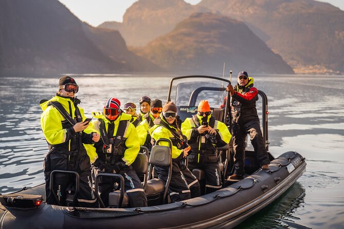 Rib adventure in the Lysefjord with boat house visit - Vagabond’s Cave and the smaller details