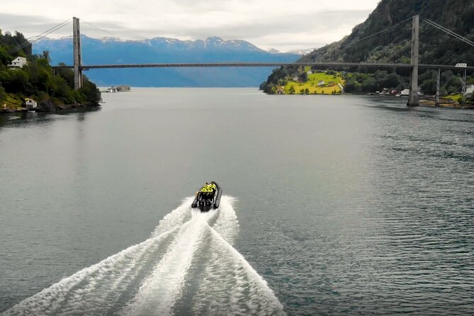 Scenic RIB adventure to Hardangerfjord & Fyksesund from Øystese - Key points at a glance