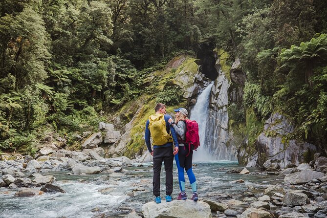 Self-Guided Milford Track Day Walk - Milford Sound - Giant Gate Falls: The Reward at the End