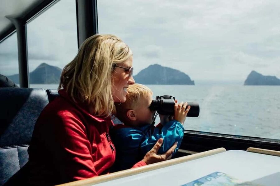 Seward: Kenai Fjords National Park Glacier & Wildlife Cruise - Lunch, cookies, and the useful comforts onboard