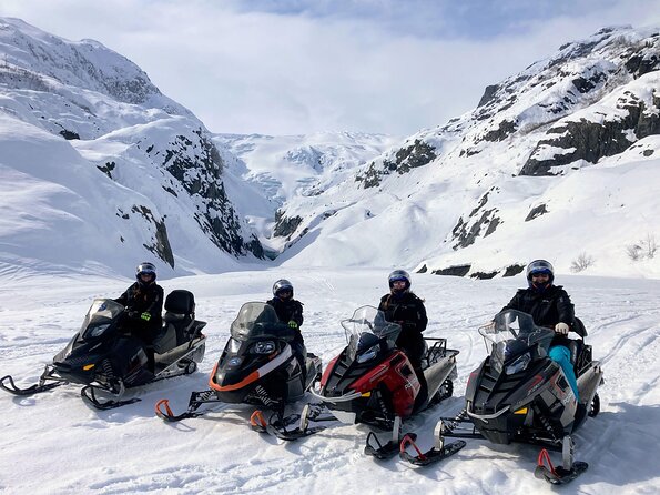 Snowmobile Classic Tour in Kenai Fjords National Park - Stop 2: Exit Glacier under snow