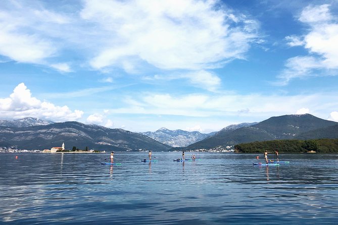 Stand-Up-Paddle Board at Bay of Kotor from Tivat or Kotor - Paddling beside Sveti Marko Island