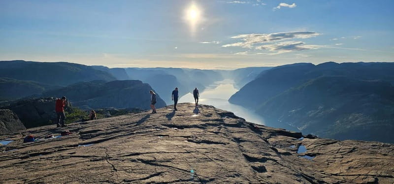 Stavanger: Hiking to world famous Pulpit Rock - The first climb demands a steady pace