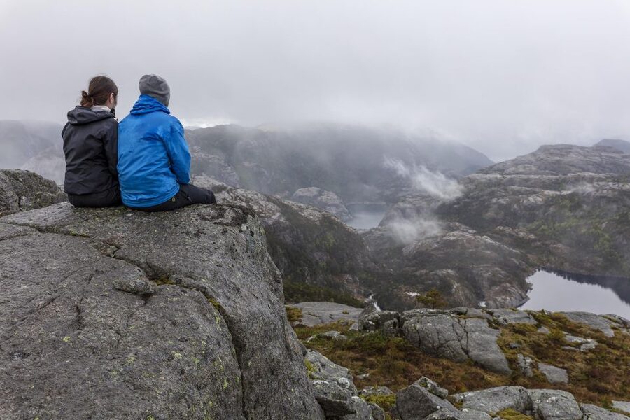 Stavanger: Preikestolen Classic Hike and Side Trail - Preikestolen at 604 meters above Lysefjorden