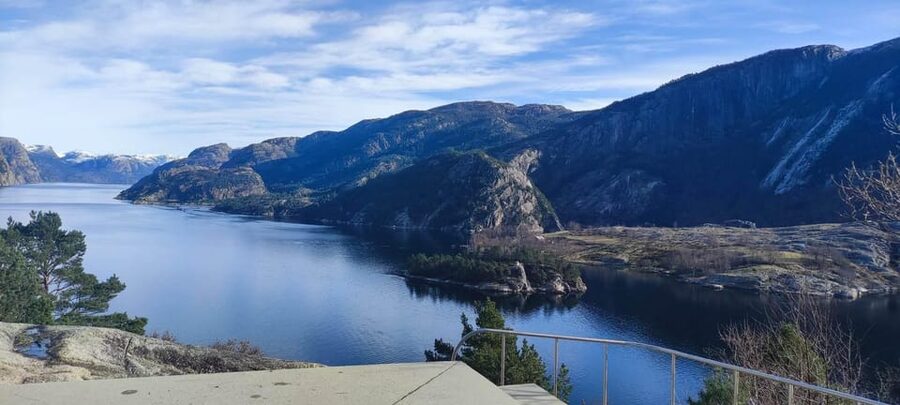 Stavanger: Visiting the Lysefiord fjord - Fosmork brings Preikestolen into view