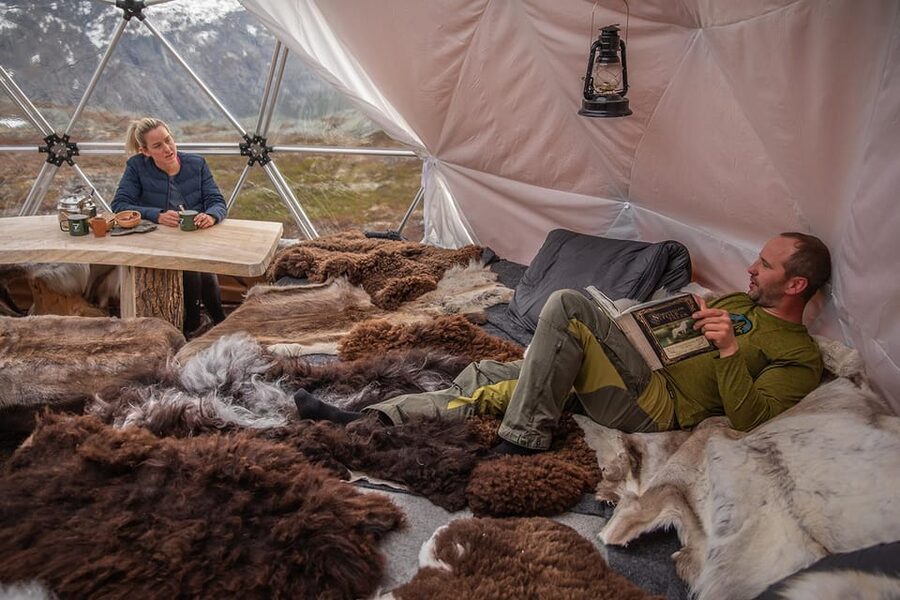 Trolltunga: Trolltunga Sunset Glamping - Dinner, quiet time, and a night under the sky