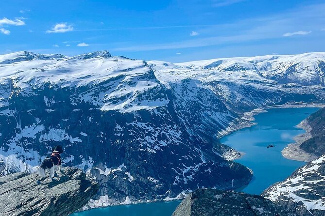 Trolltunga Winter Day Hike - The steep first section