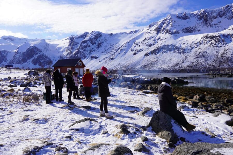 Tromsø: Exclusive Fjord Adventure by Bus - Kaldfjord, the first stretch of open water