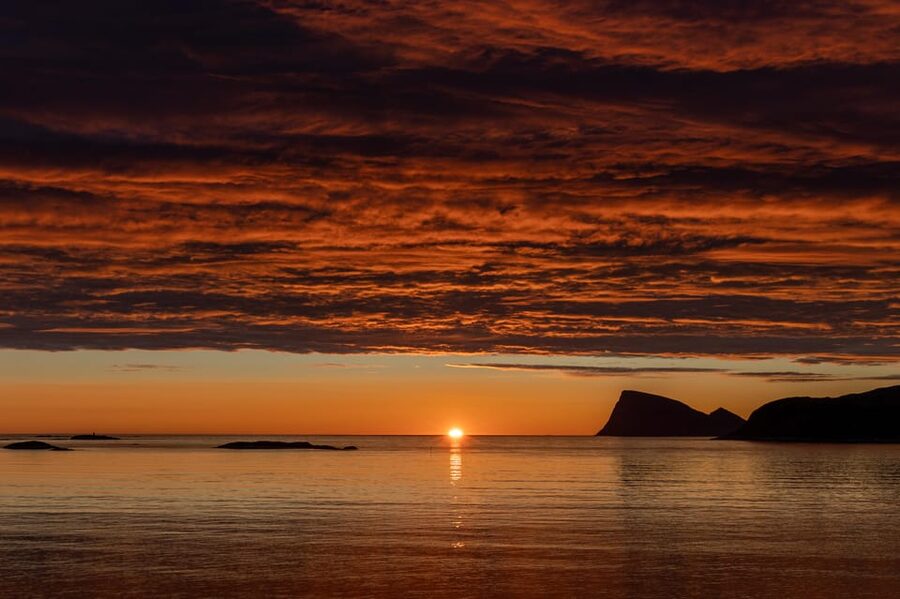 Tromsø: Fjords and Sommarøy Islands Tour with Salmon Picnic - A warm drink and a taste of local life