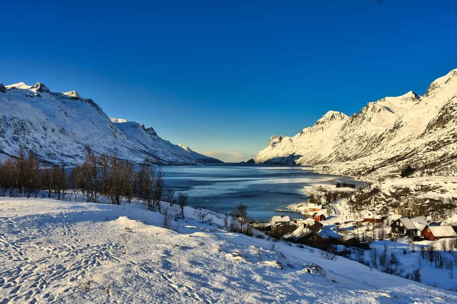 Tromsø: Fjords & Sommarøy Tour with Warm Local Lunch Option - Nordfjordbotn adds a quieter pause