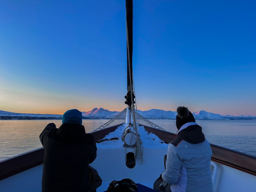 Tromsø: Luxury Polar Fjord Cruise w/ Hot Tub & Polar Plunge - Boarding Stella Oceana at Tromsø’s marina