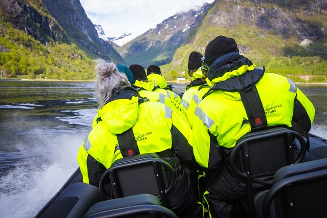 Ulvik scenic RIB adventure to Osafjord a Hardangerfjord branch - The return through the mountain-ringed fjord