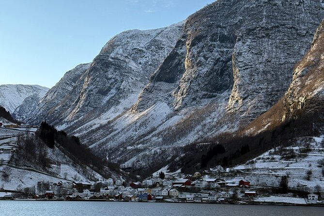Winter Tour Viking Village, Nærøyfjord Cruise and Flåm Railway - The Nærøyfjord cruise is the heart of the day